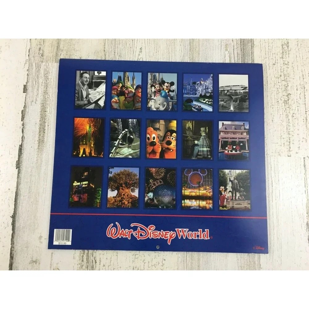 Walt Disney World 100 Years of Magic 2002 Wall Calendar Attraction Photos